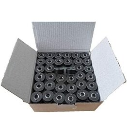 Pre-Wound Bobbins Black (Polyester)