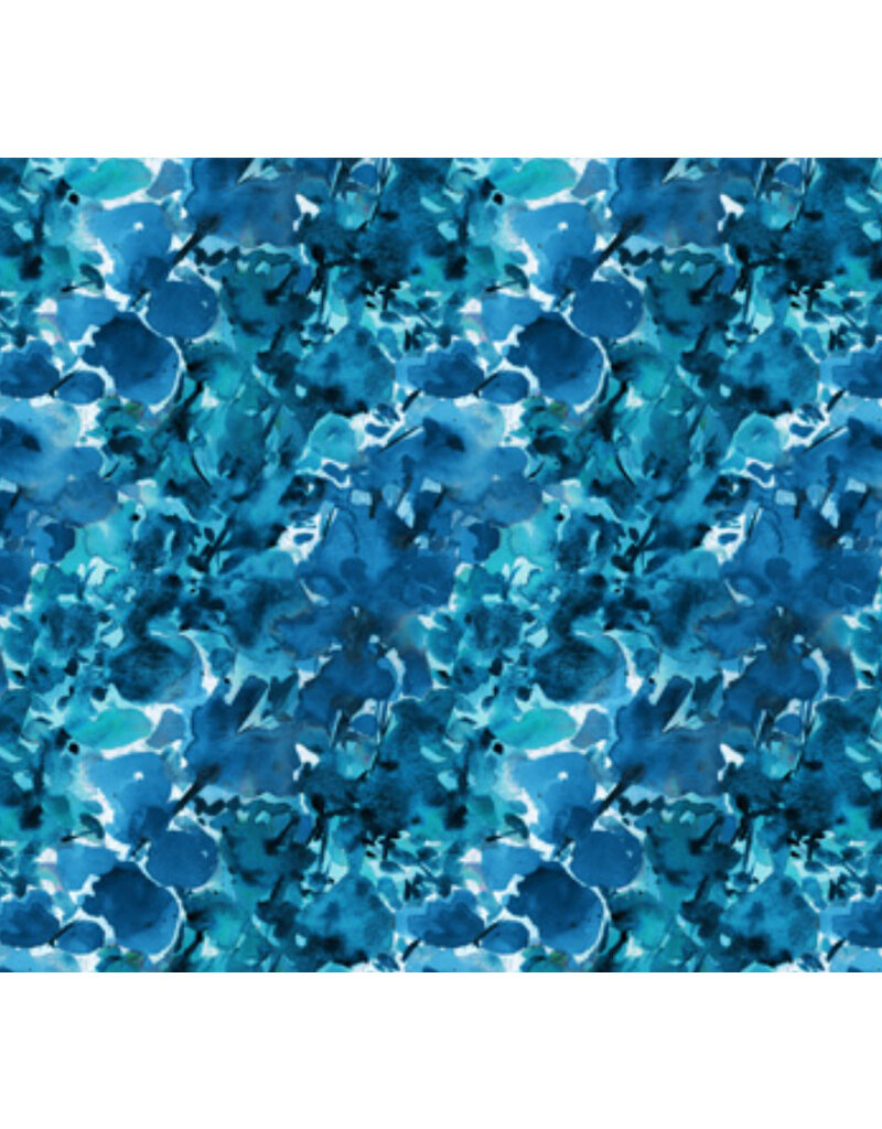 Lush & Lively Blue  Leaves 90639-45