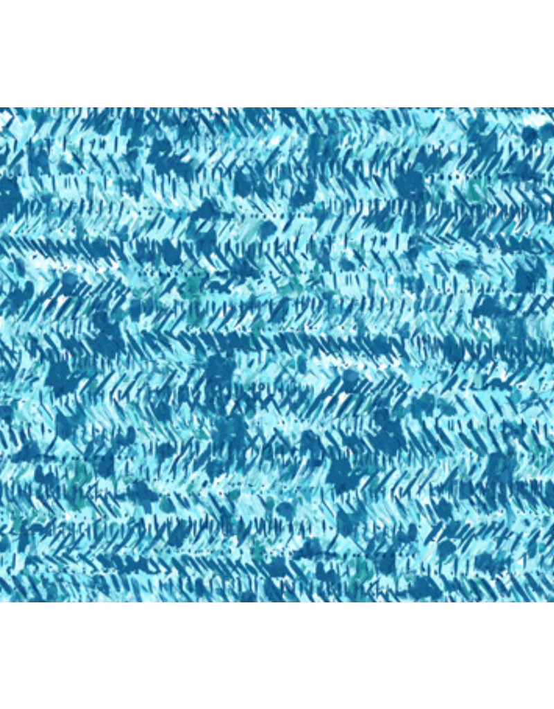 Lush & Lively Teal  Dashed 90642-62