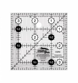Creative Grids Creative Grids Quilt Ruler 3-1/2in Square