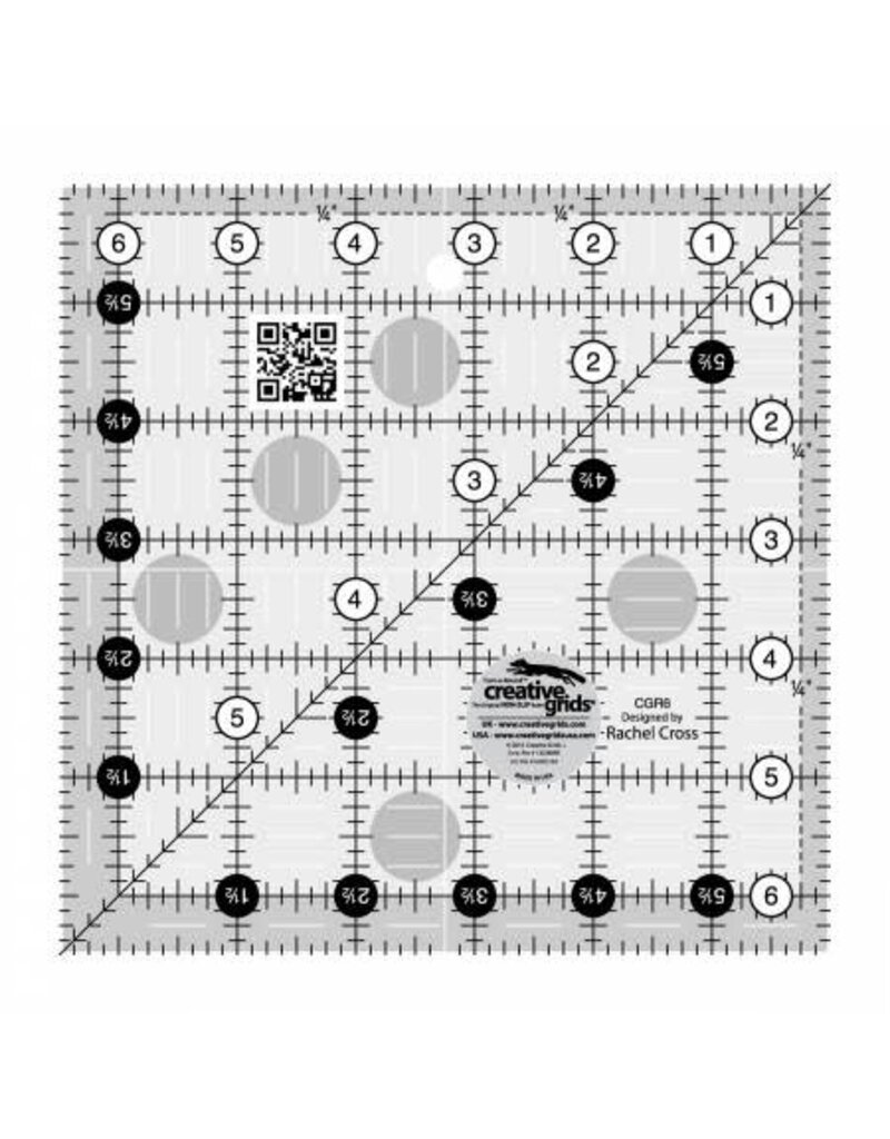 Creative Grids Creative Grids Quilt Ruler 6-1/2in Square