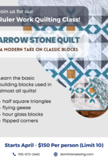 Quilting Class for Confident Beginners: Arrow Stone