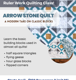 Quilting Class for Confident Beginners: Arrow Stone