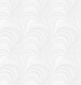 Benatrix White Wave Texture  Wide Backing