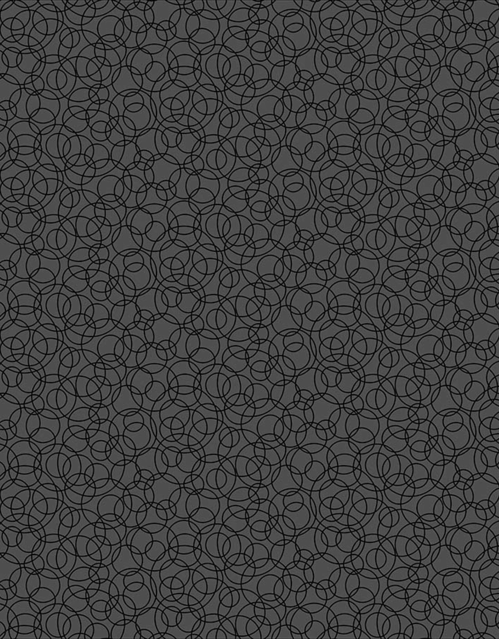 Northcott Basically Black + White-Tangled Circles Black 10223-99
