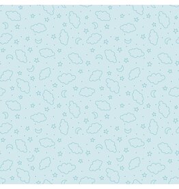 Northcott Dreamtime Minky MK10386-60 Blue