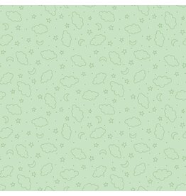 Northcott Dreamtime Minky MK10386-65 Green