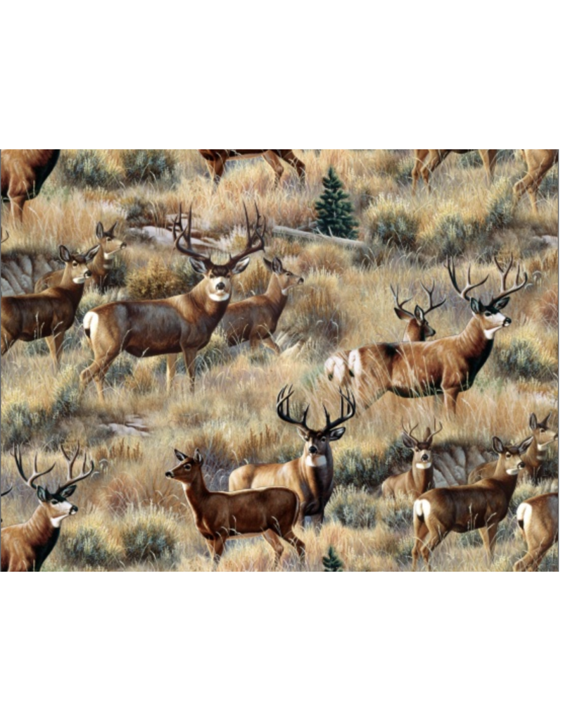 Elisabeth's Studio Mule Deer in Sage - ES 7201