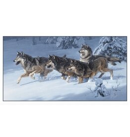 Elisabeth's Studio Canis Lupis Panel 24"x44"
