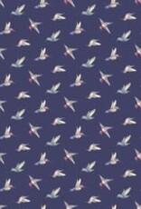 Avalon Fabrics Blue Hummingbirds  A697B