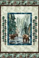 Northcott Parallel Forest Quilt Kit 68" x 79"