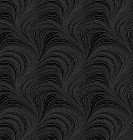 Benatrix Black Wave Texture Wide Backing  2966WB-12