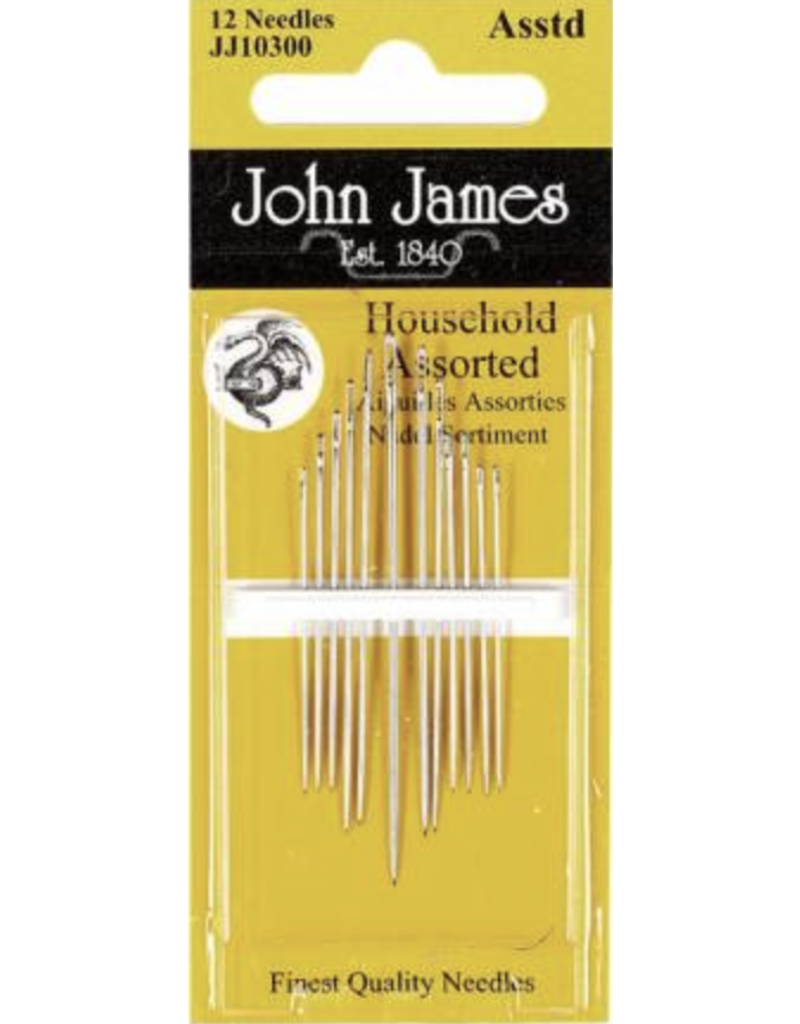 John James John James Household Needle Assortment 12ct