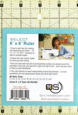 Quilters Select Quilters Select Non-Slip Ruler 6" x 6"