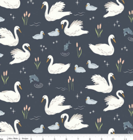 Little Swan Main- Navy C13740