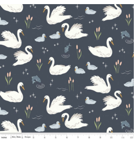 Little Swan Main- Navy C13740