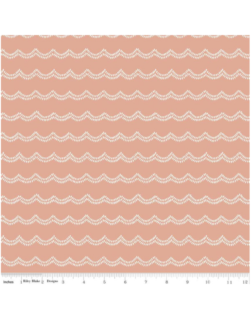 Little Swan Waves  - Peaches 'n Cream C13745