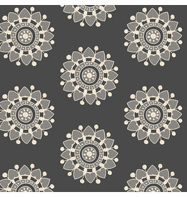 Andover Fabrics Tangent Black Pinwheel   A772-K
