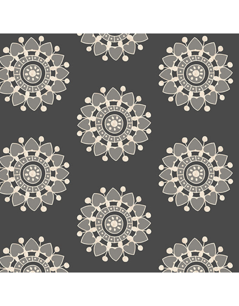 Andover Fabrics Tangent Black Pinwheel   A772-K