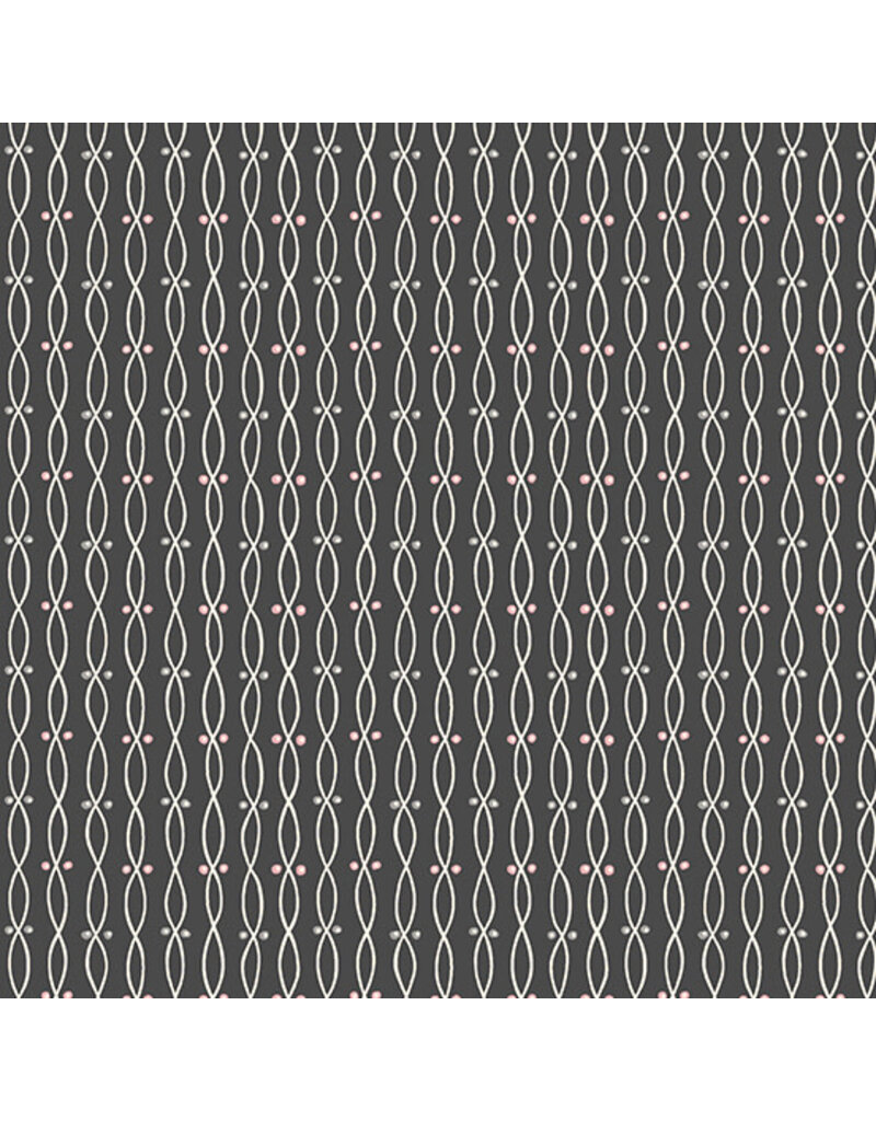 Andover Fabrics Tangent Black Twist  A776-K