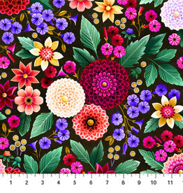 June  Garden Black Multi 90776-99