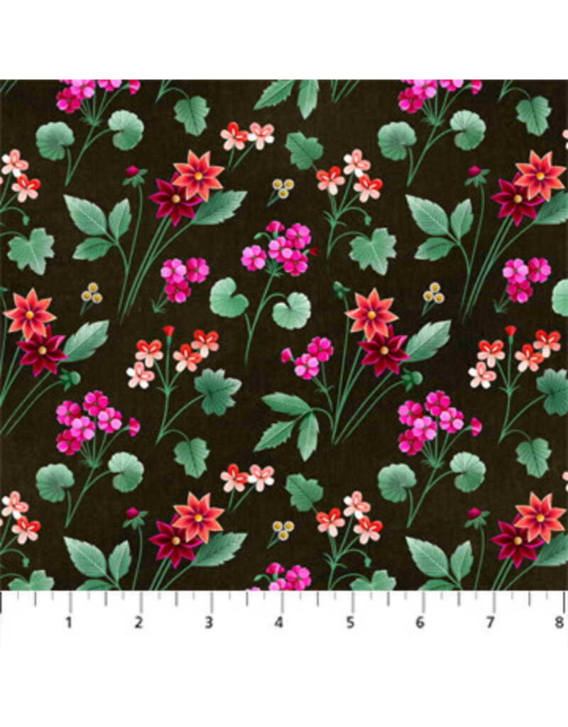 June  Floral - Black Multi 90781-99