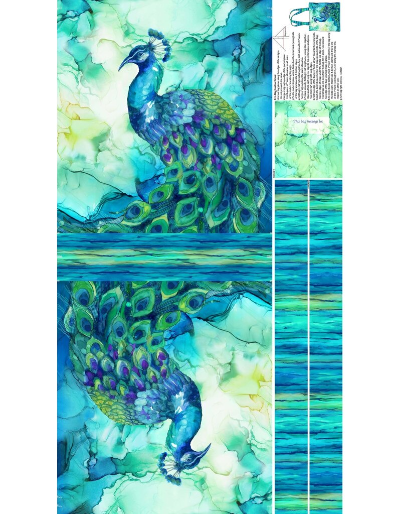 Northcott Allure   Bag Panel DP26709-66