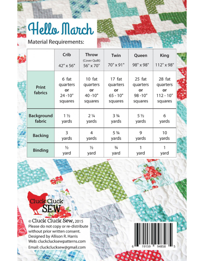 Cluck Cluck Sew Hello March