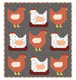 Wild West Chickens Quilt Kit 41" x 45"