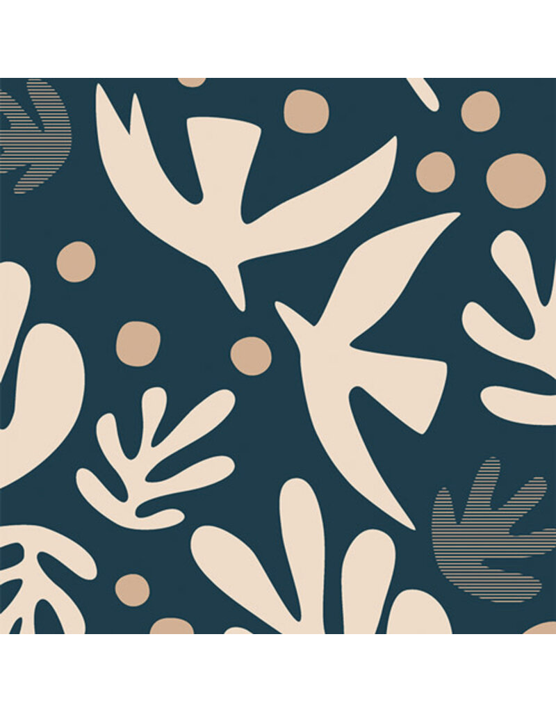 AGF Collection Duval  Boho Birds  Wide Backing 60205a