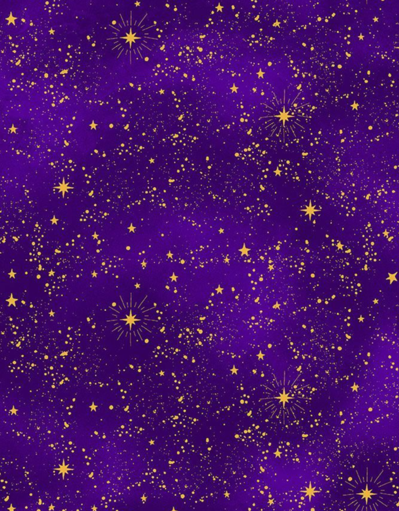 Timeless Treasure Cosmos Starry Sky  Purple   CM2546