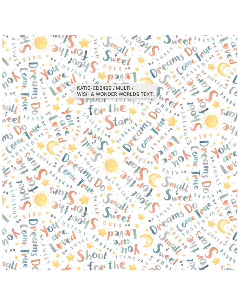 Timeless Treasure Wish & Wonder Text-C2499