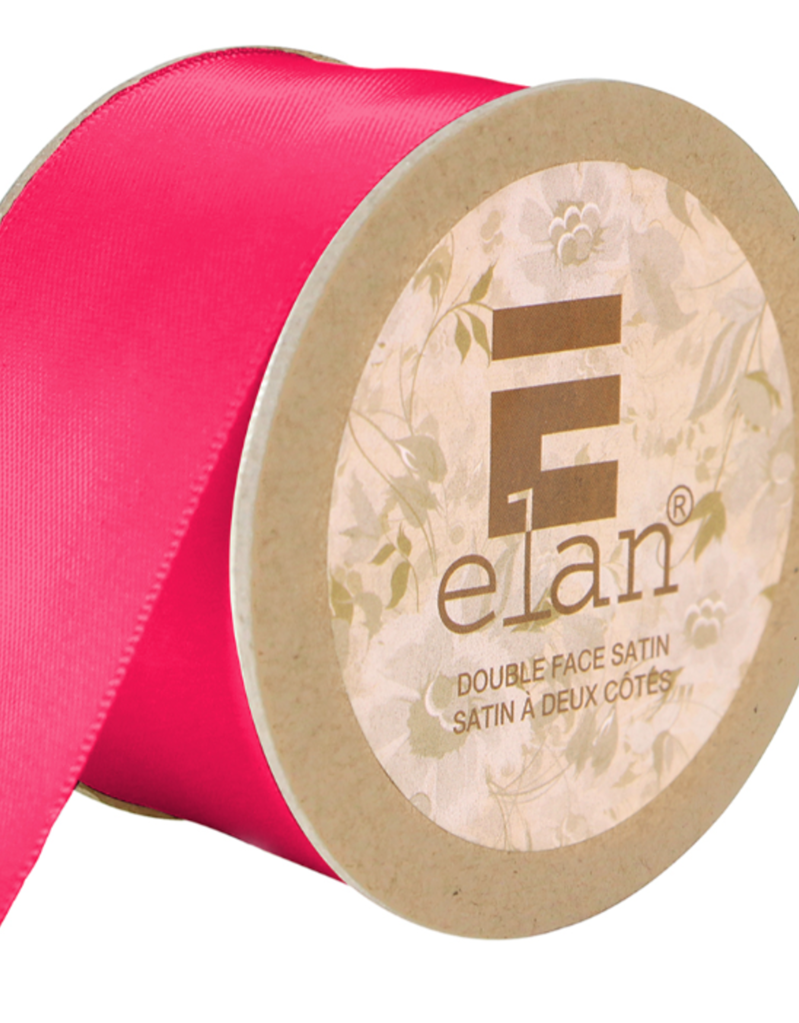 Elan Fuchsia Double Face Satin Ribbon 36mm