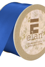 Elan Royal Blue Double Face Satin Ribbon 36mm