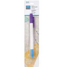 2-in-1 Dual-Tip Washout/Air Erasable Marking Pen - Fine