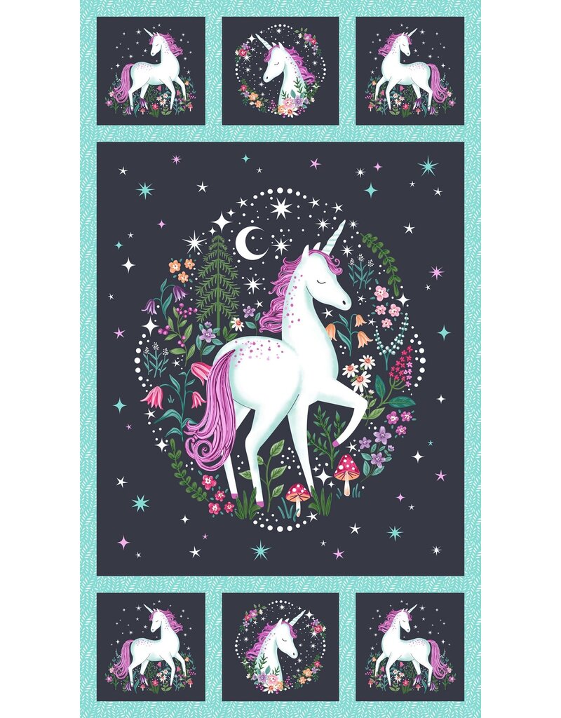 Northcott Unicorn Dreams Panel 26840-98