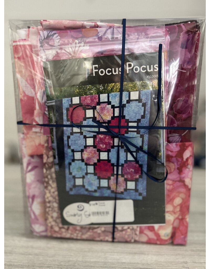 Northcott Dragonfly Dreams Quilt Kit with Focus Pocus Pattern. 72" x 92"