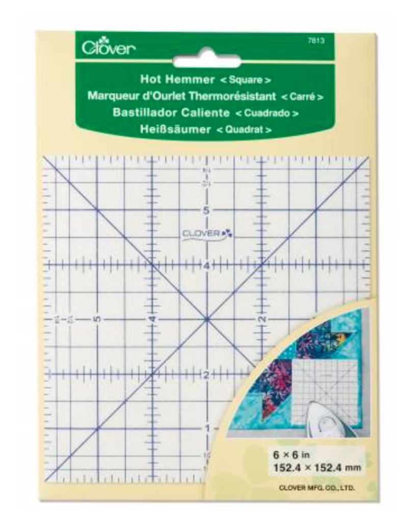 Clover Hot Hemmer Pressing Tool--Square