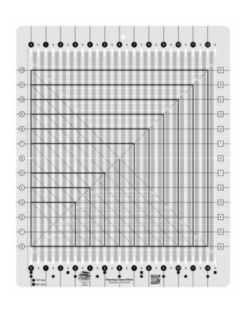 Creative Grids Creative Grids Stripology Squared Quilt Ruler
