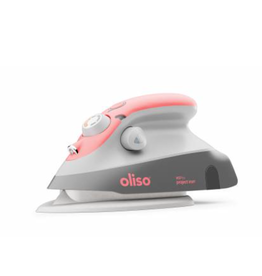 Oliso Mini Iron With Trivet Coral