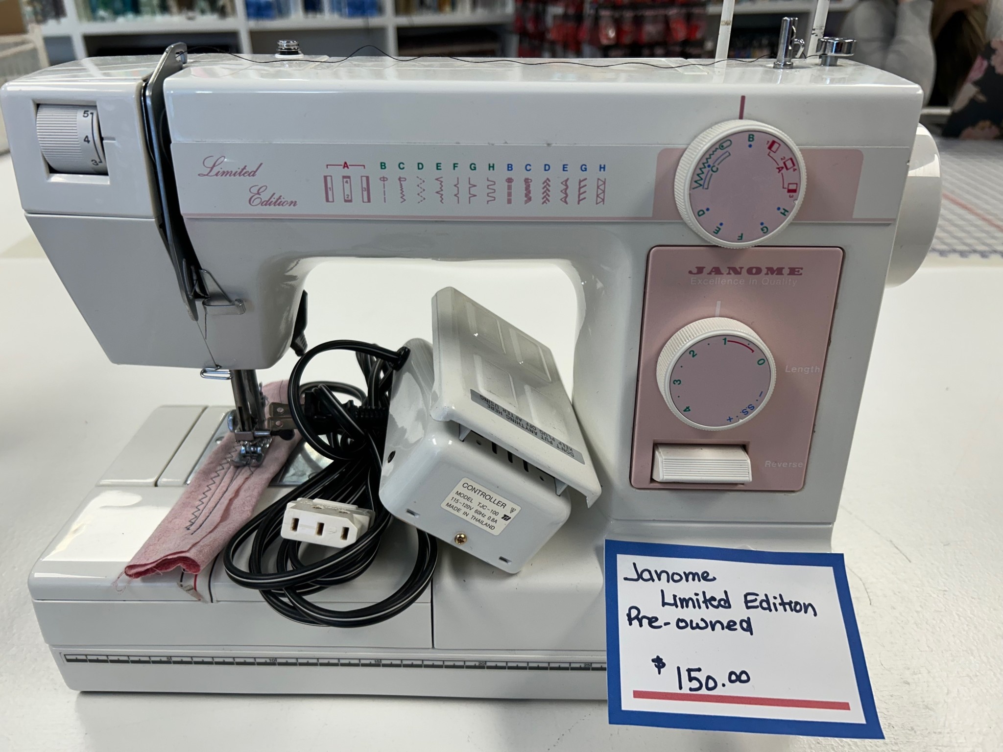 Preowned Janome Limited Edition Dominion Sewing Centre & Studio