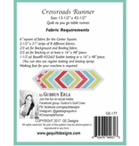 G.E. Designs Crossroads Table Runner Quilt as you Go