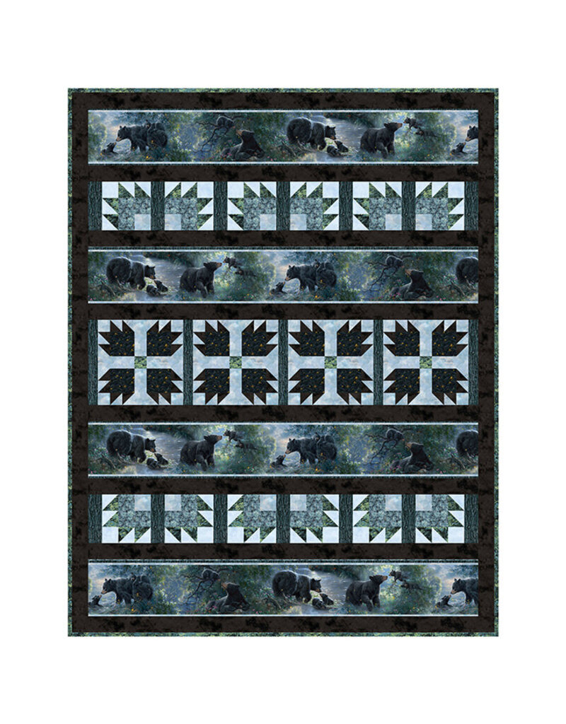 Northcott Maple tracks Quilt Kit 53"x67.5"