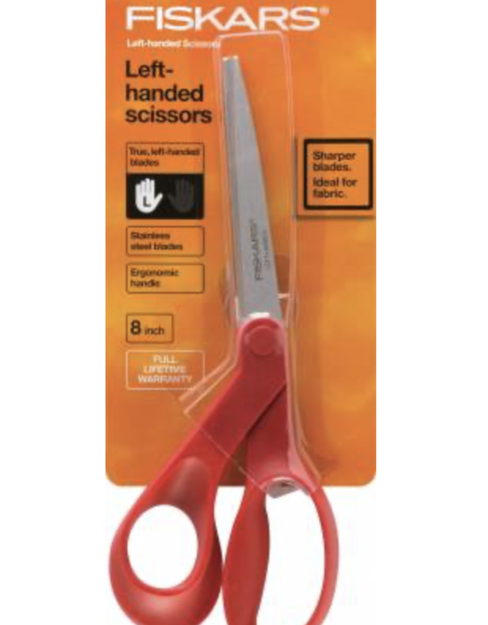 Fiskars Left Handed Scissors--8 inches