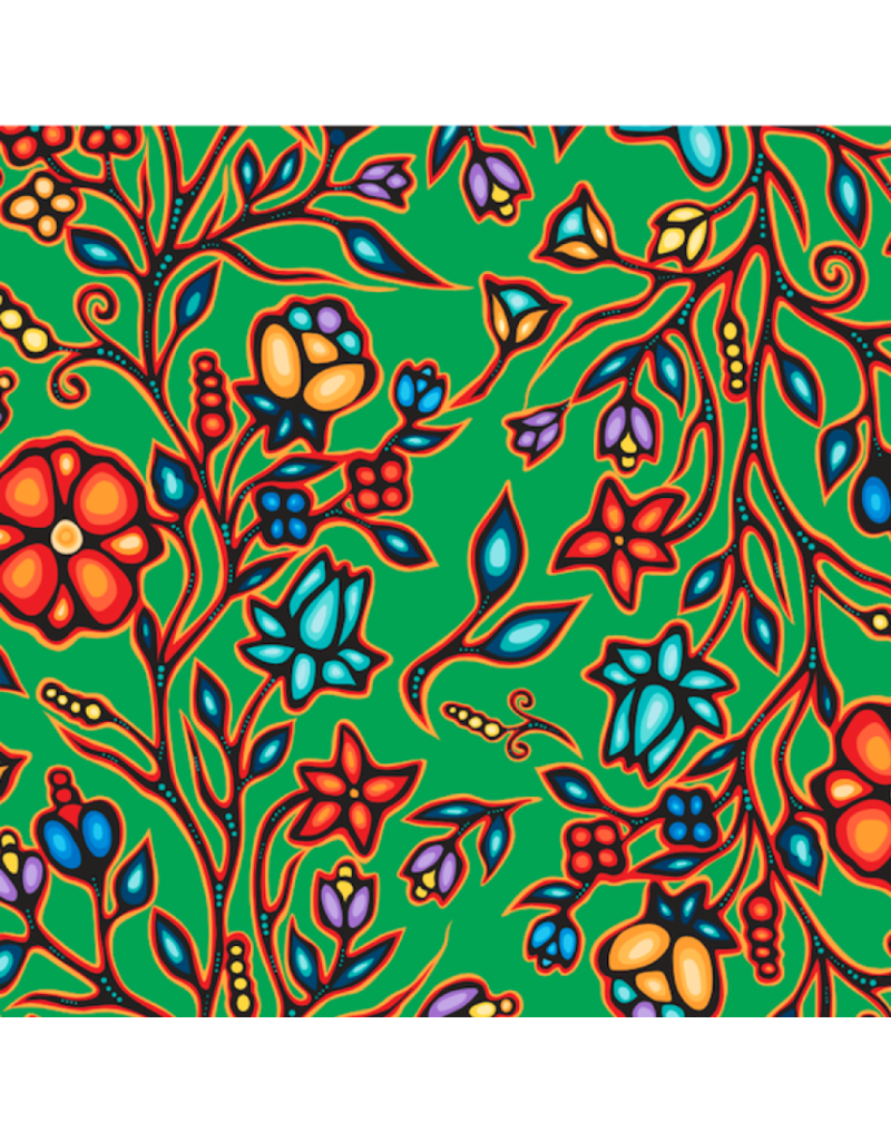 Ojibway Florals by Jackie Traverse-Green JT-OF02-GREN