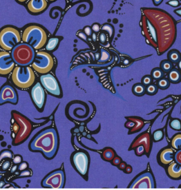 Ojibway Florals by Jackie Traverse-Grape JT-OF06-GRPE