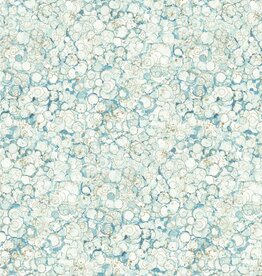 Northcott Midas Touch - Bubble Texture  Blue Sage  DM26834-41