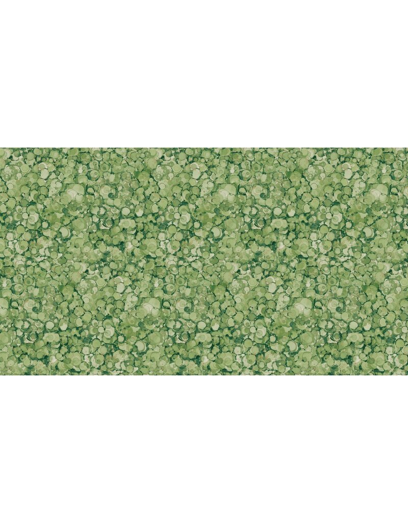 Northcott Midas Touch - Bubble Texture Green DM26834-74