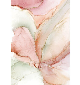 Northcott Midas Touch - Panel - Rose Sage  DM26923-23