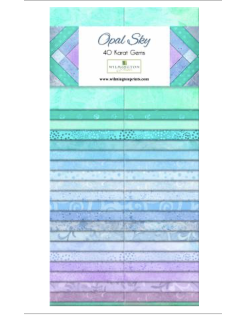 Wilmington Prints Essential Gems Opal Sky Jelly Roll